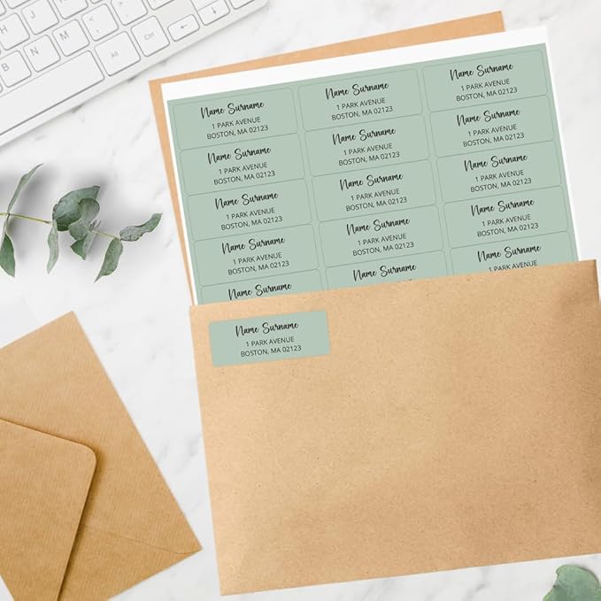 Dotty about Paper Personalized Sage Green Colorblock - Image 2