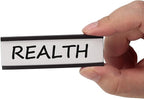 Realth C Channel Magnetic Label Holders 50 Pack 1'' x 2'' - Image 4