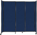 Versare Straightwall Sliding Portable Wall Partition | Freestanding Office by VERSARE