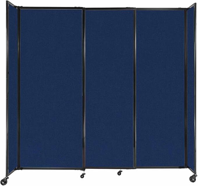 Versare Straightwall Sliding Portable Wall Partition | Freestanding Office by VERSARE