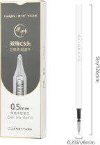 Ddaowanx 10 Pieces Gel Ink Pen Refills, Fine Point 0.5mm Tip Smooth Writing - Image 2