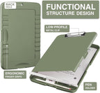Sooez Clipboard with Storage, High Capacity Nursing Clip Board 8.5 x 11 with - Image 2
