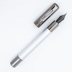 Monteverde USA Ritma Fountain Pen in Silver – Medium Nib, Balanced JoWo - Image 4