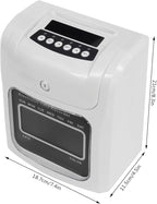 Blisiour Calculating Time Clock, Employees Time Clocks Auto-Align Time Clock - Image 2