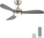 vonluce wood ceiling fan with lights 42 inch, main product view
