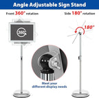 VAIIGO 6Packs Floor Standing Sign Holder Stands - Image 4
