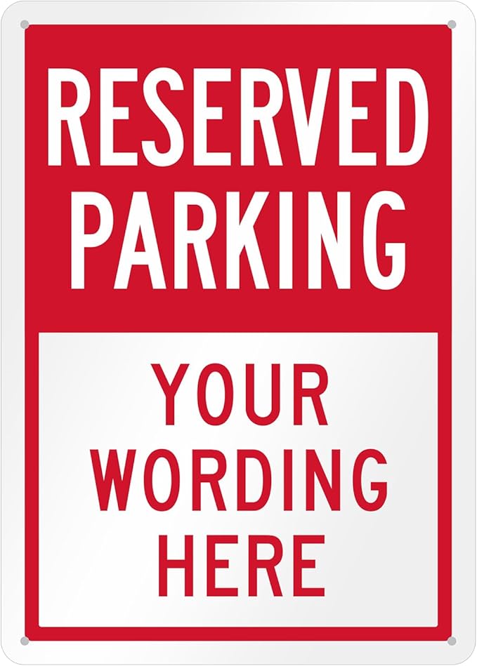 SmartSign Custom Reserved Parking Sign by SmartSign