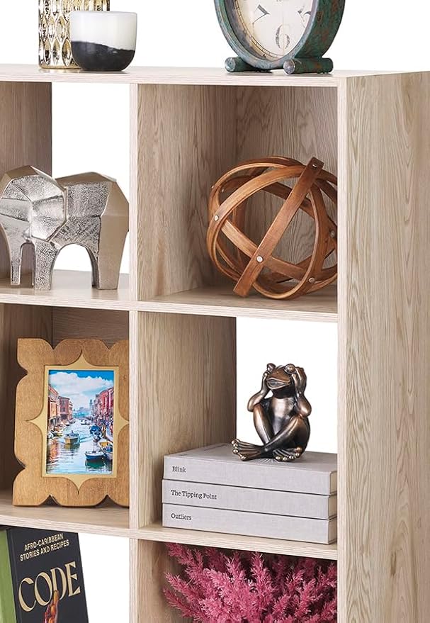 Whitmor 9 Cube Storage Organizer, Open Storage Display Bookshelf, Storage - Image 5