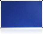 VIZ-PRO Notice Board Felt Blue, 48 X 36 Inches - Image 2