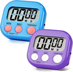 2 Pack Pack Digital Kitchen Timer Magnetic Digital Timer by Unknown