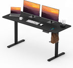 FitStand Adjustable Stand Up Desk Standing Desk, 63x24 Inches Home Office Desk by FitStand