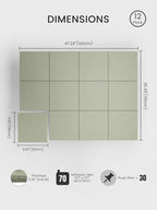 Bumusty Large Cork Board 47"x35" Alternative - Image 2