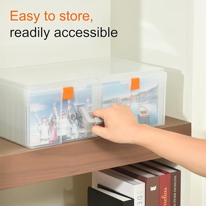 Photo Storage Box 5 x 7 Inches, 18 Inner Extra Large Photo Boxes - Image 9
