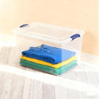 2 Pack 66 Quart Heavy-Large Clear Plastic Storage Bins - Image 7