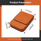 MIVLXLX Leather 6 Fountain Pen/Pencil Tray Case, Magnetic Closure - Image 2