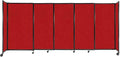Versare Straightwall Sliding Portable Wall Partition | Freestanding Office by VERSARE