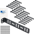 ICC 6” Metal L-Shaped Cable Management Bracket, Vertical/Horizontal, Rack or by ICC