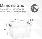 Superio Clear Storage Boxes - Image 2