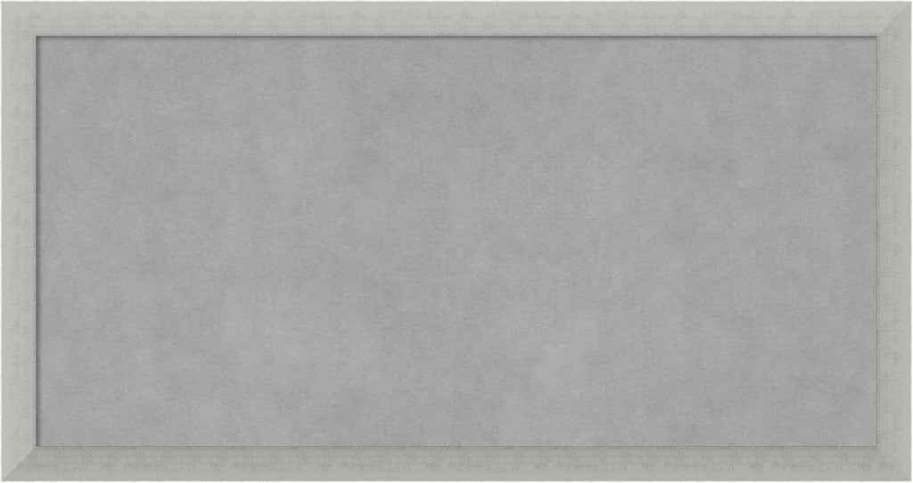 Amanti Art Silver Framed Magnetic Board 14x26 Small Vision Board