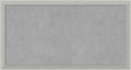 Amanti Art Silver Framed Magnetic Board 14x26 Small Vision Board