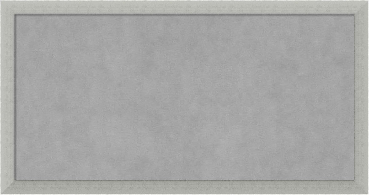 Amanti Art Silver Framed Magnetic Board 14x26 Small Vision Board