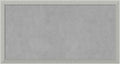 Amanti Art Silver Framed Magnetic Board 14x26 Small Vision Board by AmantiArt