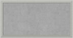 Amanti Art Silver Framed Magnetic Board 14x26 Small Vision Board by AmantiArt