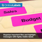 Neon Pink Address Labels - Image 6