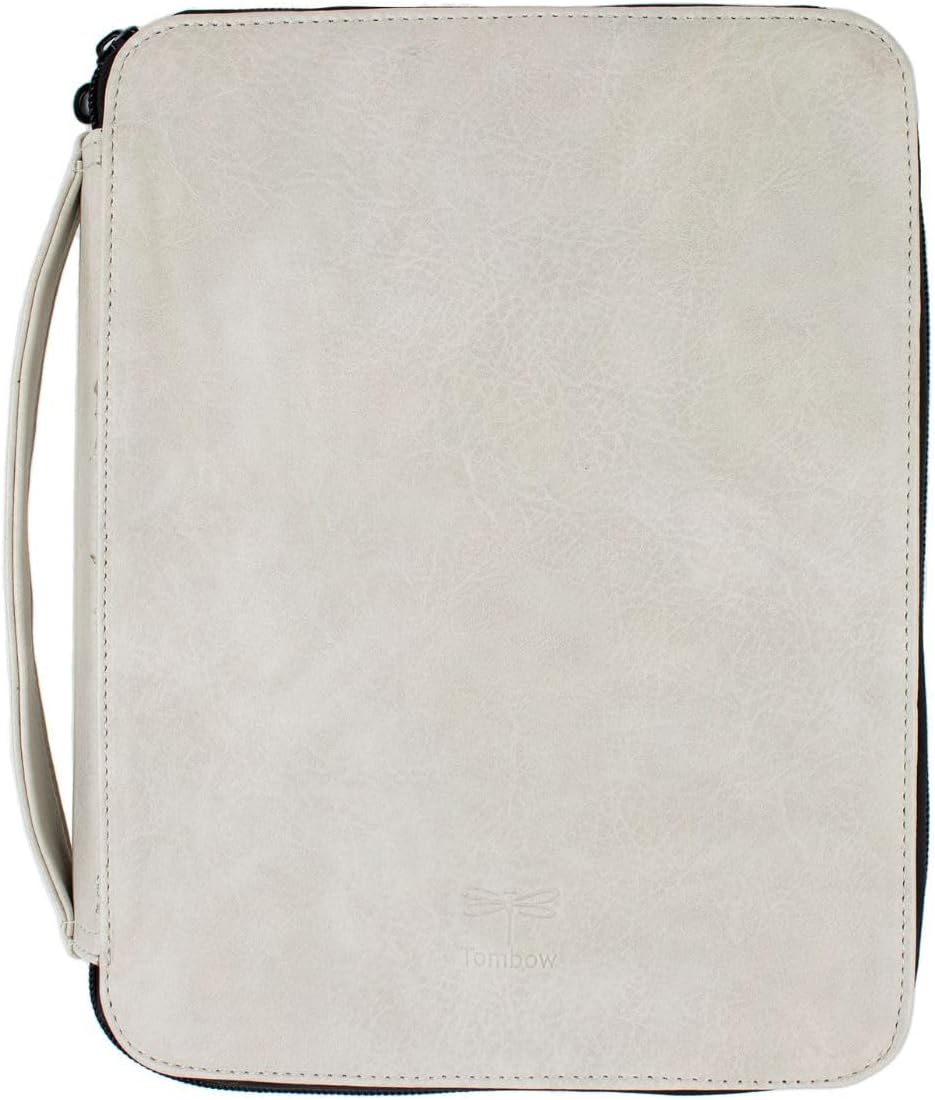 tombow 56203 zippered marker storage case, oyster. portable, main product view