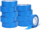 SEBETOW 10 Rolls Painters Tape 1.41 inch Bulk Painter Tape Blue Wide Roll