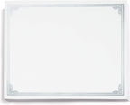 PaperDirect Silver on White Classic Specialty Certificates, 8½ x11, Foil Accents