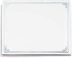PaperDirect Silver on White Classic Specialty Certificates, 8½ x11, Foil Accents by PaperDirect
