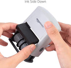 Amazon Basics Self-Inking Date Stamp, Rectangular, 2.56" x 1.69" x 4.13" - Image 4