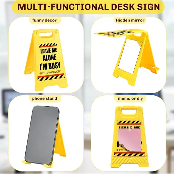 Funny Office Desk Accessories, Office Cubicle Decor, Desk Decor，Phone Holder - Image 3