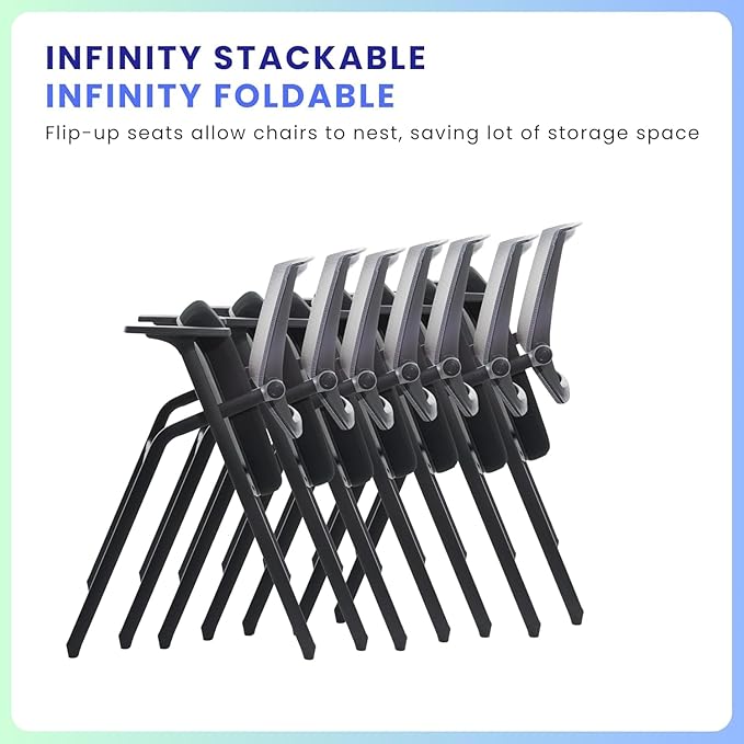 BLANEDUO Conference Room Chairs, Folding Office Desk Chair - Image 5