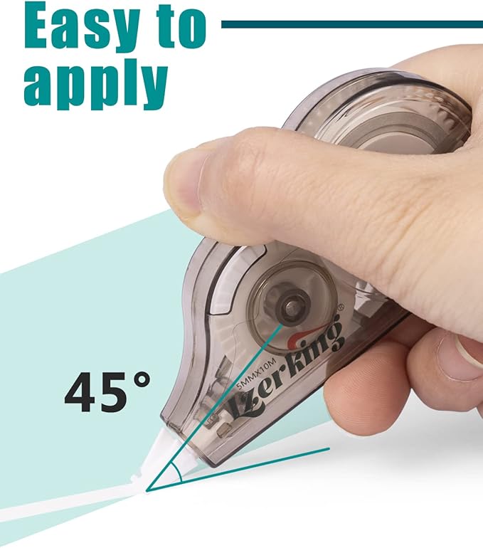 Lzerking Correction Tape, Instant White It Out, Tape is Mess-free and Tear - Image 6