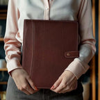 Leather Village Leather Portfolio Organizer - Image 7