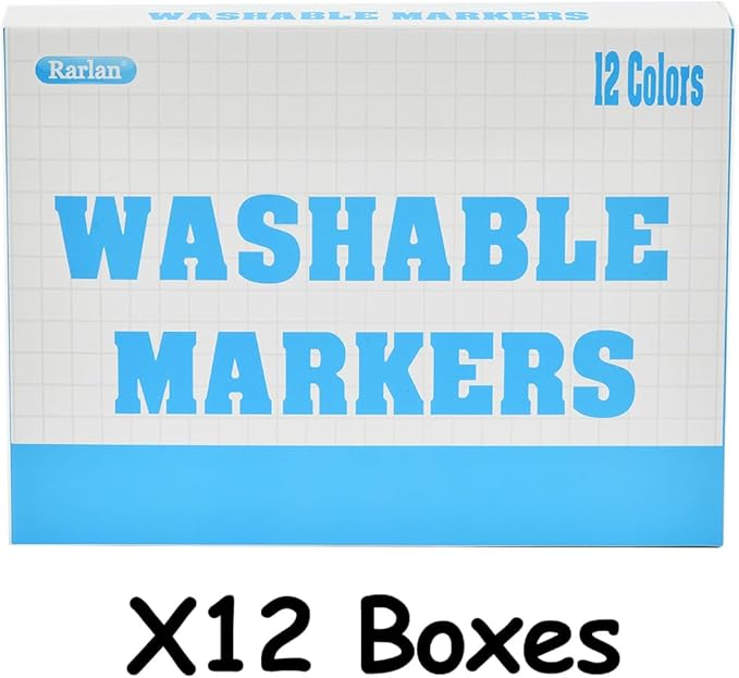 Rarlan Washable Markers Bulk, Markers - Image 4