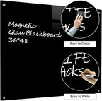 Glass Black Board Magnetic Dry Erase Board - Image 2