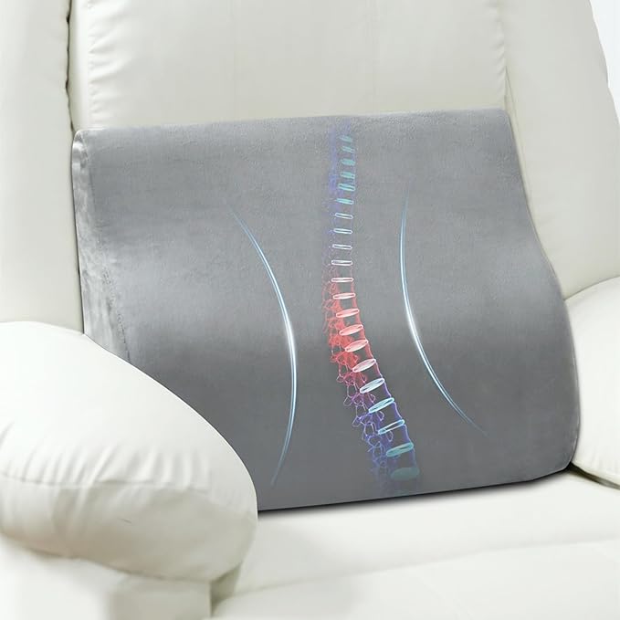 AHUAWA Back Support Pillow for Recliner Chair, Memory Foam Couch Back Cushions by AHUAWA