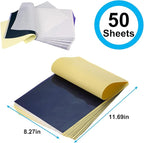 MIUXIA Tattoo Transfer Paper 50 Sheets Tattoo Stencil Paper A4 Size 4 Layers - Image 2