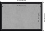 Amanti Art Black Framed Magnetic Board 27x39 Large Vision Board - Image 2