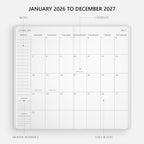 Jotsome Pocket Calendar 2026-2027, 3.5" x 6.4", Spring | 2 Year Monthly Planner from Now to December 2027, Small Pocket Planner with PVC Cover for Purse