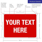 Personalized Custom Red Background Customize - Image 3