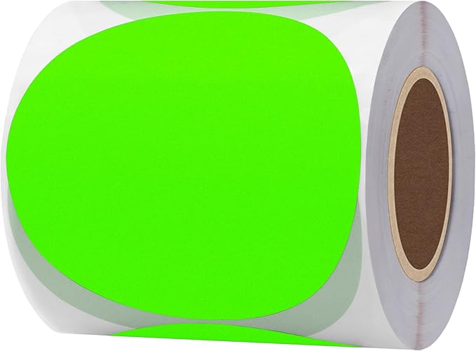 Hybsk Round Color Coding Circle Dots Labels Warehouse Inventory Organizer by HYBSK