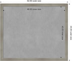 Amanti Art Grey Framed Magnetic Board 44x52 Oversize Vision Board - Image 2