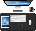‎Boutilon Leather Desk Pad Protector, Non-Slip Mouse Pad, Laptop Desk Pad - Image 9