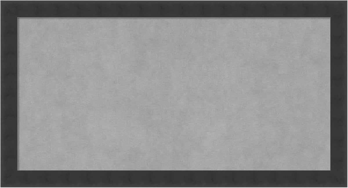 Amanti Art Black Framed Magnetic Board 14x26 Small Vision Board