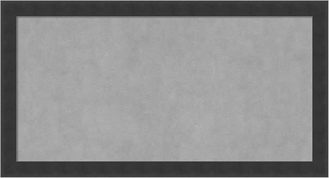Amanti Art Black Framed Magnetic Board 14x26 Small Vision Board by AmantiArt