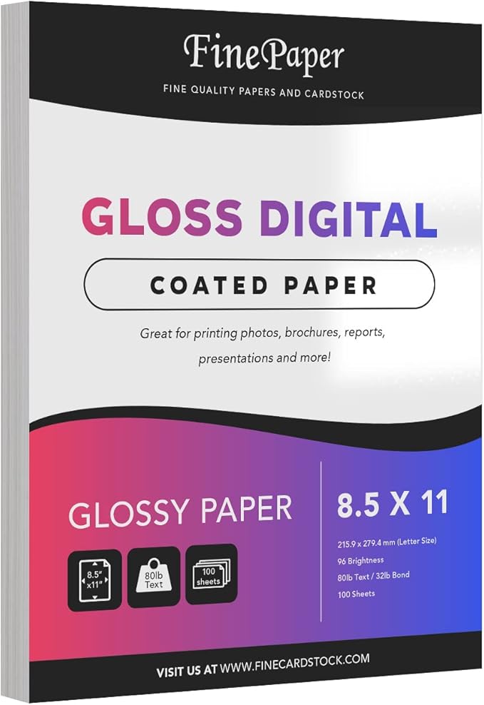 Double-Sided Gloss Digital C2S Paper – Perfect by SSuperfinePrinting